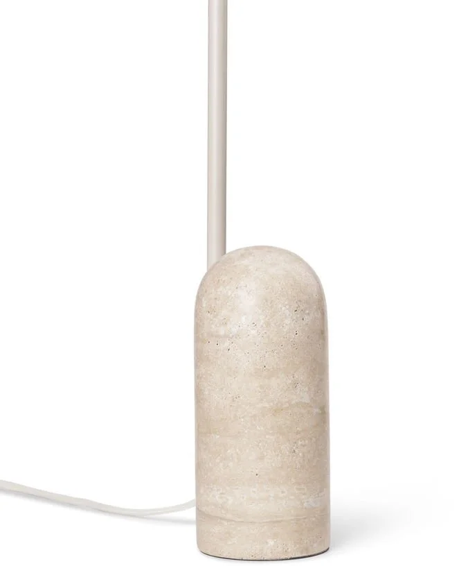 Lampe avec socle en marbre écru Arum - Ferm Living