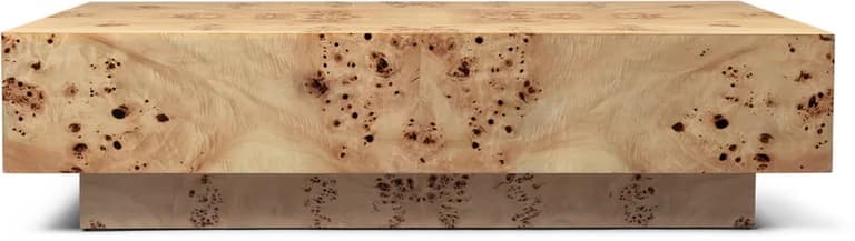 Table basse en plaquage peuplier 70cm Burl - Ferm living