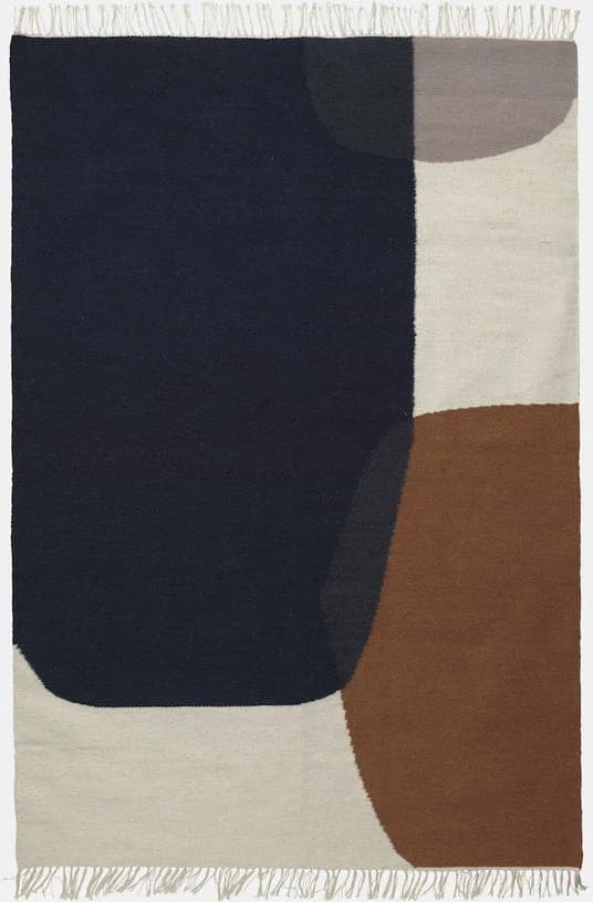 Tapis motifs géométriques 250 cm Kelim - Ferm Living