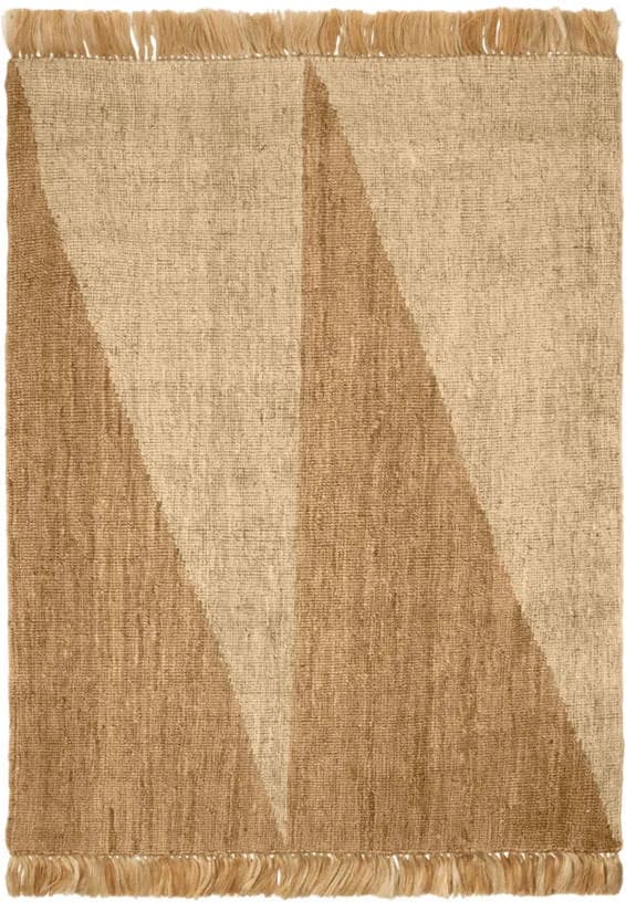 Tapis en jute beige 140x200cm Studie - Ferm living