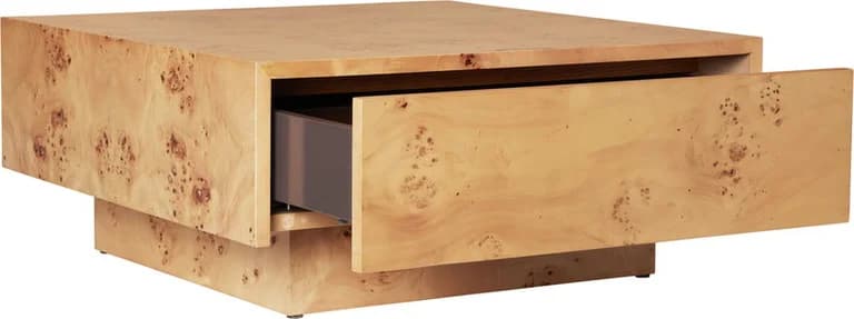 Table basse en broussin 70x30cm Burl - Ferm living