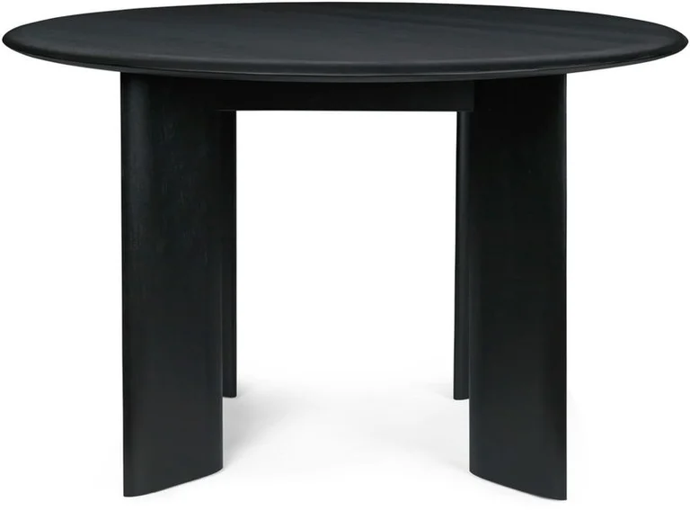 Table ronde en hêtre huilé noir 117 cm Bevel - Ferm Living