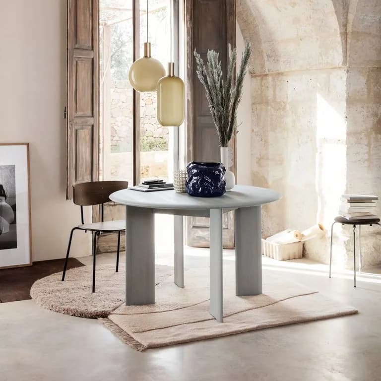 Tapis graphique marron 180x140 cm View - Ferm Living
