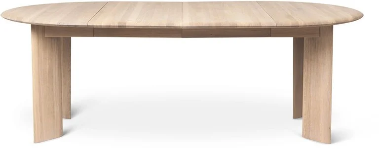 Table à rallonge x2 en chêne blanchi huilé Bevel - Ferm Living