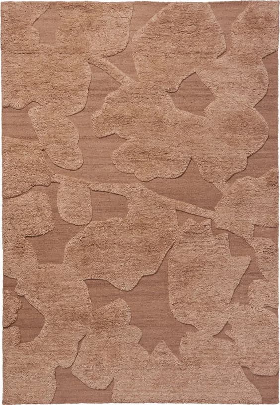 Tapis en laine nouée marron 140x200cm Cilla - Ferm living