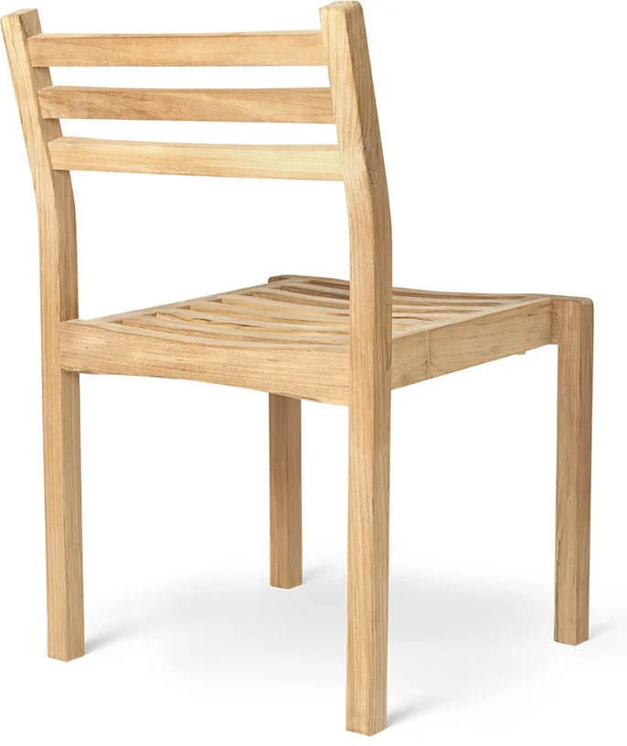 Chaise d'extérieur en teck non traité 81cm AH501 - Carl Hansen & Søn