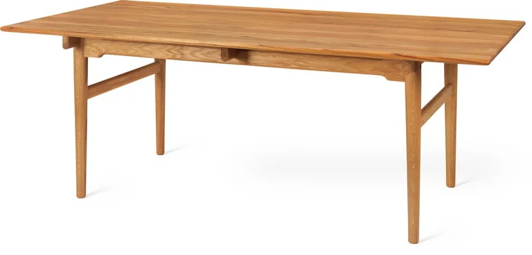 Table à manger rectangulaire en chêne et teck huilé 190x95cm CH327 - Carl Hansen & Søn