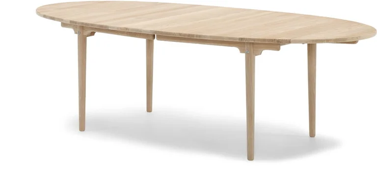 Table à manger ovale extensible en chêne savonné 115x240cm CH339 - Carl Hansen & Søn