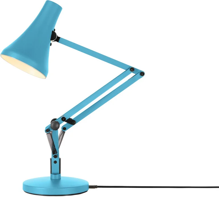 Lampe de bureau en aluminium bleu turquoise Mini mini 90 - Anglepoise