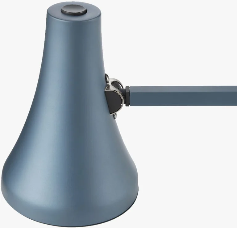 Lampe de bureau en acier bleu et gris Mini 90 - Anglepoise