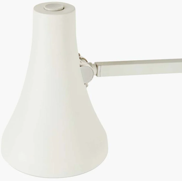 Lampe de bureau en acier blanc jasmin Mini 90 - Anglepoise