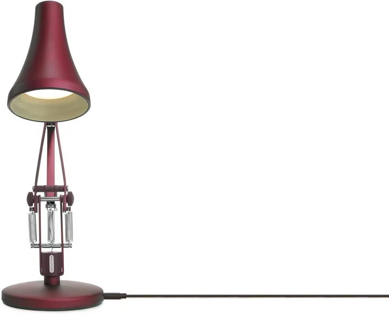 Lampe de bureau en aluminium rouge 18 x 52 cm Mini Mini 90 - Anglepoise