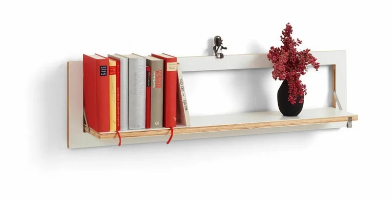 Étagère modulable blanche 100 x 27 cm Fläpps - Ambivalenz