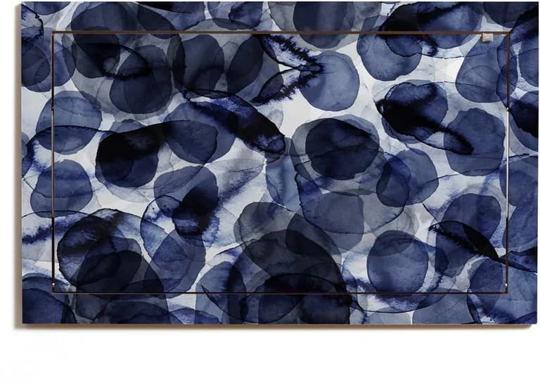 Secrétaire mural Fläpps 80 x 50 cm Bubbles Indigo - Ambivalenz
