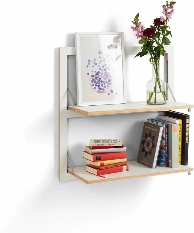 Étagère modulable blanche 80 x 80cm Fläpps - Ambivalenz