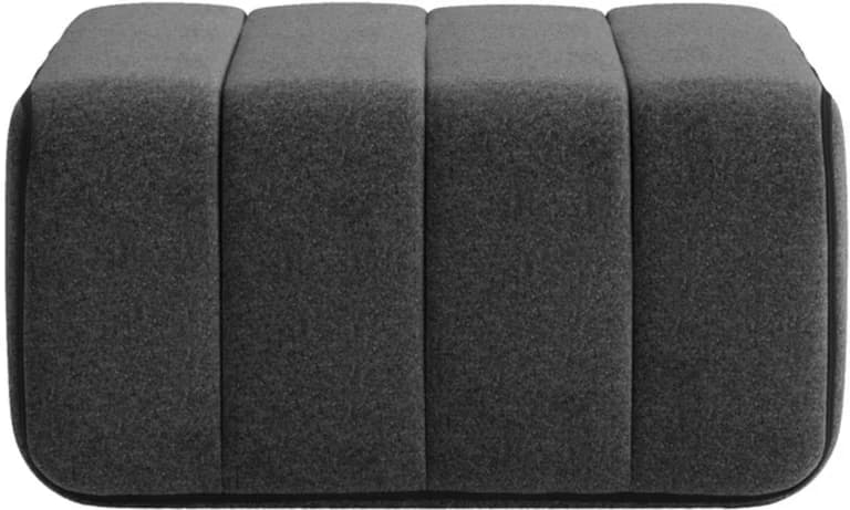 Module en tissu dama gris foncé 68x34cm Curt - Ambivalenz